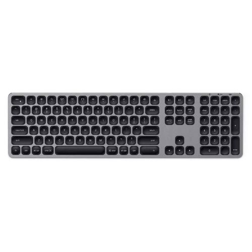Satechi, Tastatur mit Nummernblock QWERTY Bluetooth, Grau