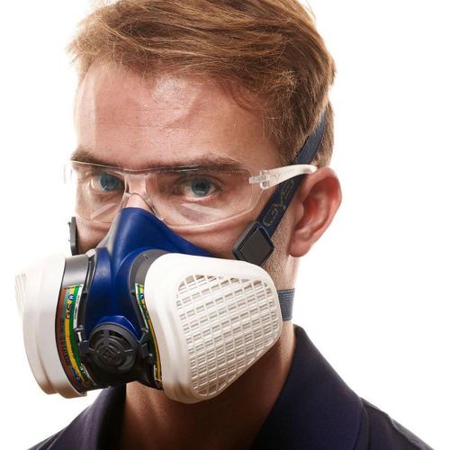 Famanu Atemschutzmaske ABEK1P3 Filter für verschiedene Gase, Dämpfe und Staub M-L - Atemschutz