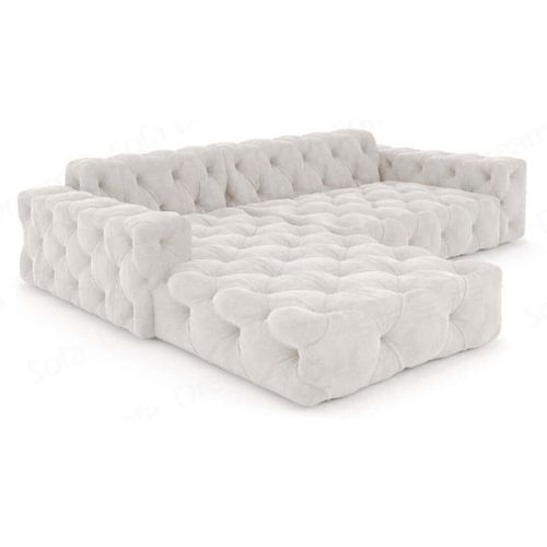 Ecksofa Menorca L Form aus Stoff