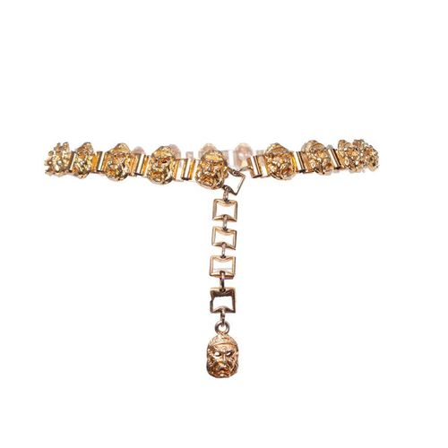 Gianni Versace Goudkleurige ketting theaterriem