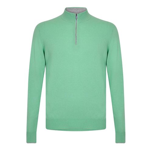 Callaway Heren Sweater Top met Ritssluiting (Sprinkhaan)