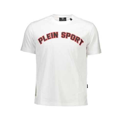 Plein Sport Witte Katoenen Heren T-Shirt