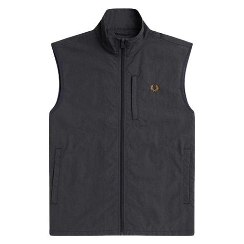 Fred Perry Heren Anker Gilet (Grijs)