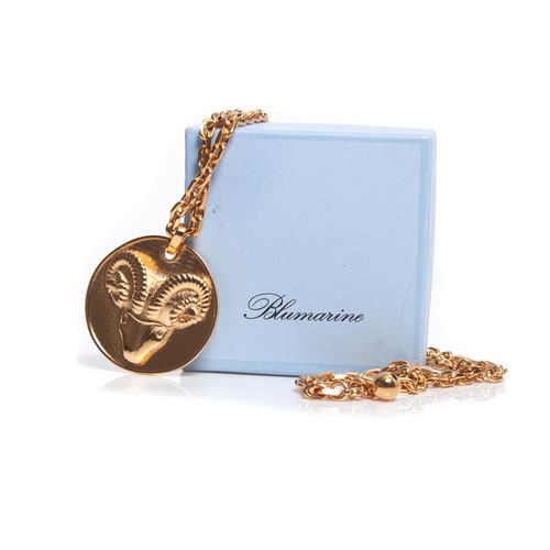 Blumarine Gold Ram muntketting