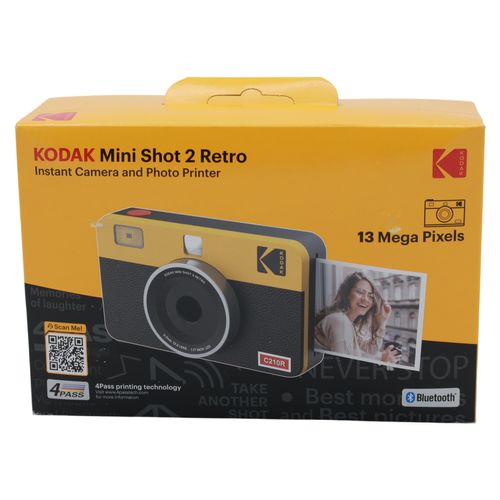Kodak Mini Shot Combo 2 retro, 53,4 x 86,5 mm, CMOS, Gelb, Pass-Fotodrucktechnologie, Auto, 10,2 MP