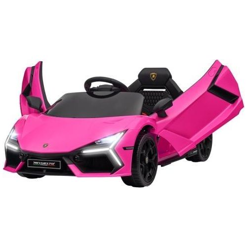 Rosa Kinder Elektroauto 105x60x40 cm Fuer 3-5 Jahre Fernsteuerbar Mit Hupe Kunststoff Metall ferngesteuertes Auto