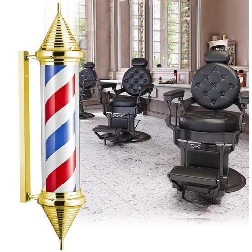 Deckenpfeiler Lampe LED Friseursalon Friseur Zeichen Werbung Salon 129.5cm