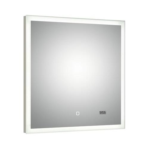 pelipal LED Badspiegel mit Uhr Quickset 357 70 x 70 cm IP44