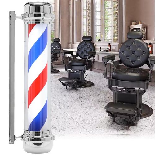 Deckenstütze LED Lampe Friseursalon Friseur Zeichen Werbung Salon 154.5cm