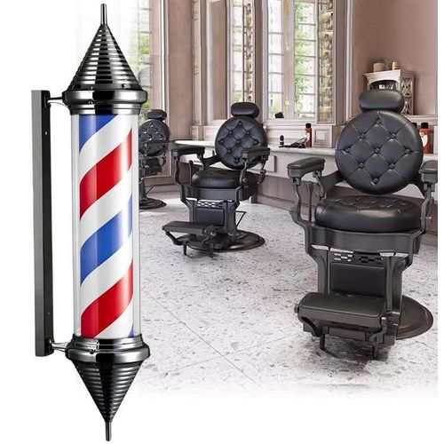 Deckenpfeiler Lampe LED Friseursalon Friseur Zeichen Werbung Salon 129.5cm