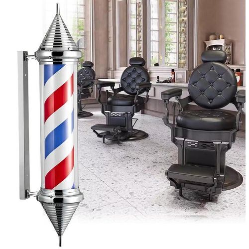 Deckenpfeiler Lampe LED Friseursalon Friseur Zeichen Werbung Salon 129.5cm
