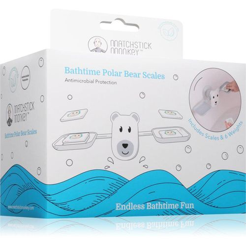 Matchstick Monkey Bathtime Scale Polar Bear balansspel voor in bad 12m+ 1 st