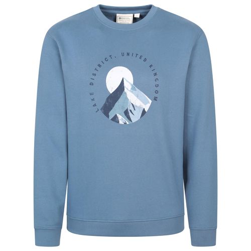 Mountain Warehouse Heren Regionaal District Lake Sweatshirt (Blauw)
