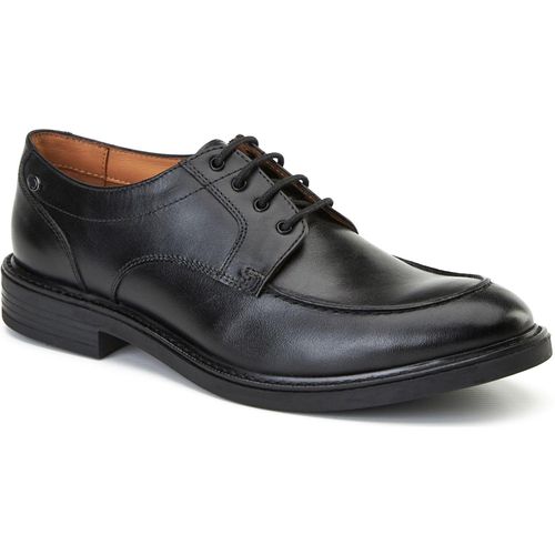 Base London Surrey Leren Heren Zwarte Brogues Schoenen