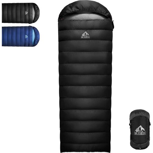 BUERTS Daunen Sommer Schlafsack, 840g Schlafsack kleines packmaß,680 FP,Ultraleicht Erwachsene und Jugendliche, Wandern, Camping andere Outdoor