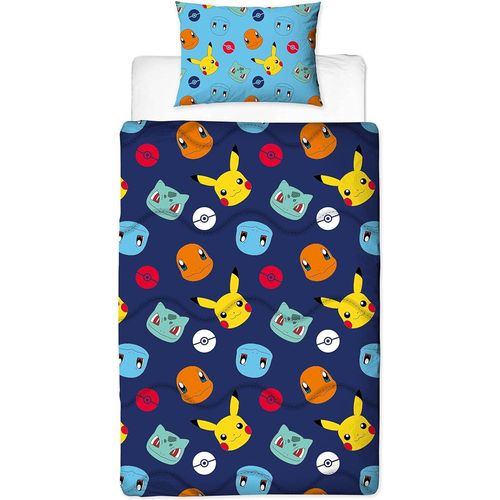 Pokémon Rest Easy Bettdecke für Einzelbett, ohne Bezug, waschbar, ideal Reisen und Übernachtungen, 10,5 Tog