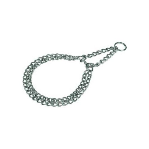 AniOne Collier de chaîne en acier chromé XL