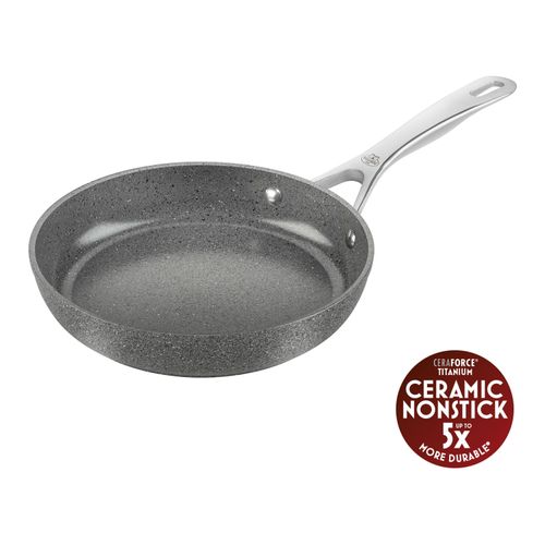 BALLARINI Salina Bratpfanne, 24 cm, Aluminium, Titanverstärkte keramische Antihaftbeschichtung