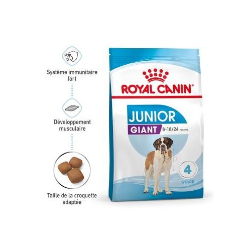 ROYAL CANIN Giant Junior Croquettes Chien 15 kg