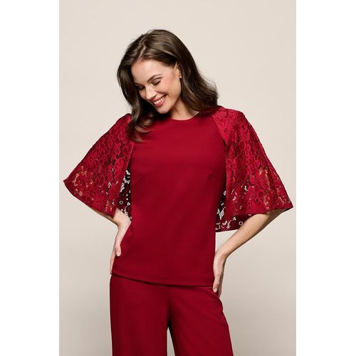 Katherina Top Bordeaux