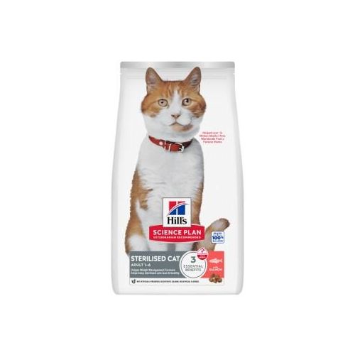 Hill's Science Plan Croquettes pour chat, Adulte, Stérilisé au saumon 7 kg