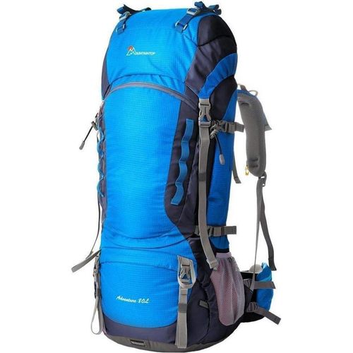 MOUNTAINTOP Trekkingrucksack 80L Herren Damen Wanderrucksack Outdoor mit Regenschutz
