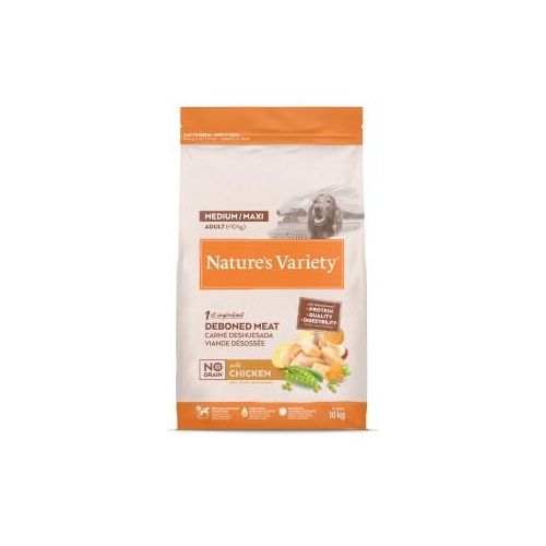 Nature's Variety No Grain Adulte Med/Max Poulet 10 kg