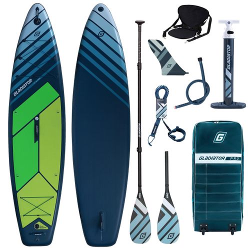 Gladiator PRO 11'6 Touring SUP Board Combo 2026 Kajaksitz Carbon 2in1 Paddel bis 145 kg