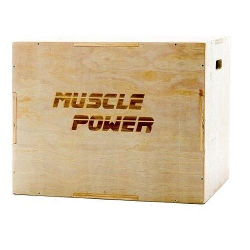 Muscle Power Holzen Plyo Box - 51 x 61 x 76 cm