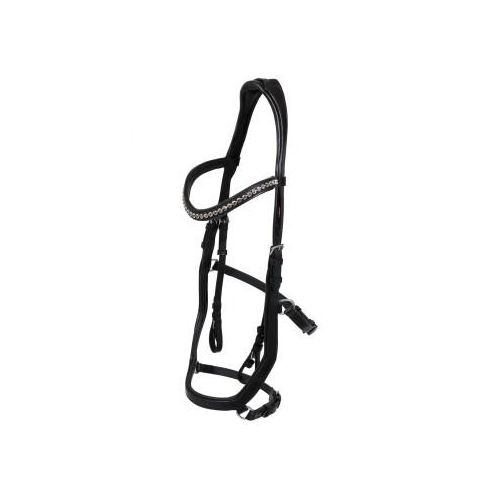 Hans Melzer Horse Equipment Hans Melzer Trense Tokio schwarz/silber VB/ COB (Vollblut)