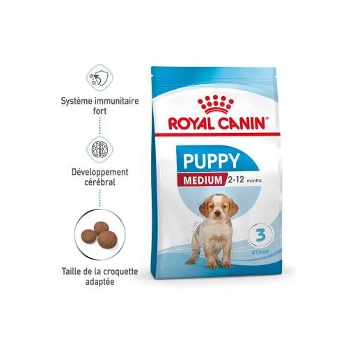 ROYAL CANIN Medium Chiot Croquettes Chien 10 kg