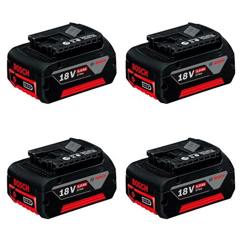 Pack mit 4 baterías BOSCH GBA (18V - 5,0 Ah)