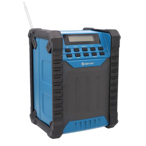 Denver WRD-60 Baustellenradio–DAB+, Bluetooth, 100W, IP54, schwarz