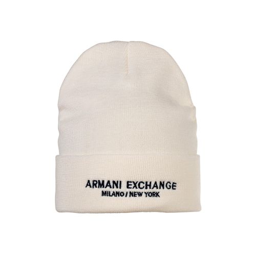 Beanie ARMANI EXCHANGE "Mütze Cappello Beanie", Herren, weiß, Mützen Beanie
