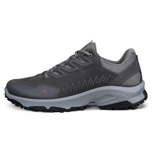 ECCO RECEPTOR XP Herren Outdoor-Schuhe Magnet – Premiumleder, RECEPTOR®, FLUIDFORM™ 45 EU
