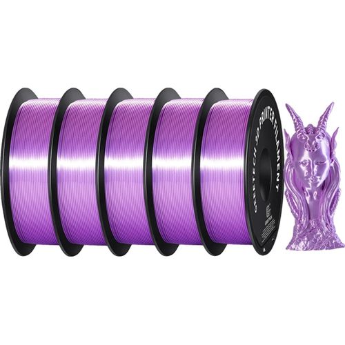 3D-Filament, Seiden-PLA, umweltfreundliches Material, LILA