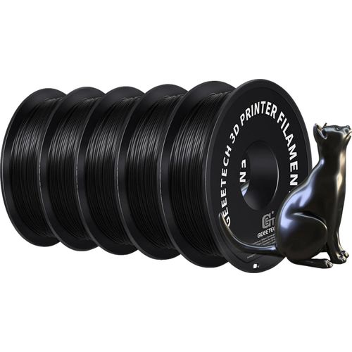 3D-Filament, Seiden-PLA, umweltfreundliches Material, schwarz