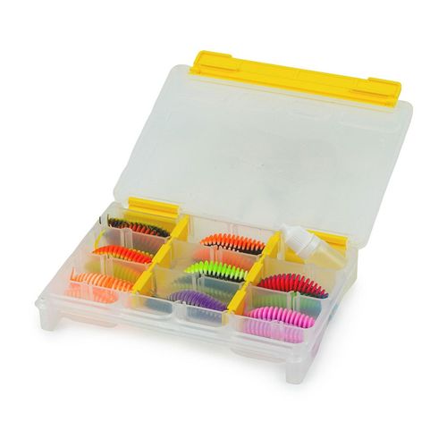 Spro Trout Master Master Worm Box 32pcs Gummiköder