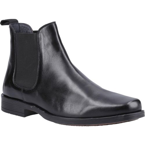Hush Puppies Brennan Leren Heren Zwarte Boots