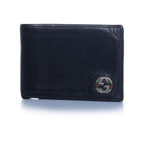 Gucci, zwarte leren portemonnee