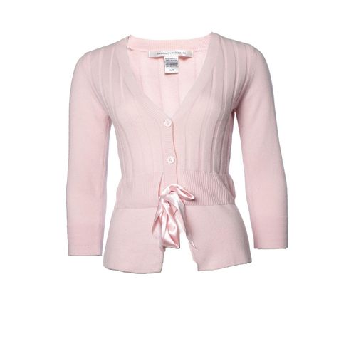 Diane Von Furstenberg, Roze cardigan met strik