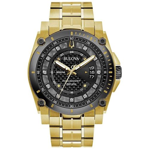 Bulova Precisionist Heren Gouden Horloge 98D156