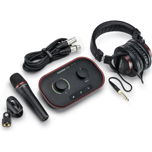 Focusrite Vocaster One Studio, 70 dB, 20 - 20000 Hz, -57 dB, 200 Ohm, 32 Ohm, 98 dB