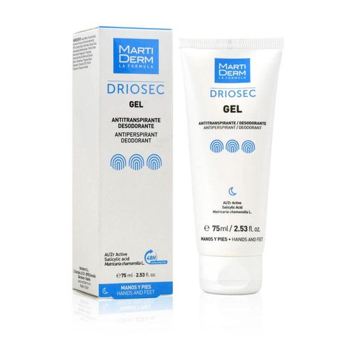 Driosec Anti-transpirantgel Voor Handen En Voeten 75 ml