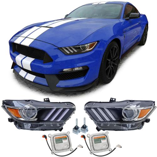Xenon D3s Scheinwerfer SET EU-Zulassung für Ford Mustang 6 VI Coupe Cabrio 14-17
