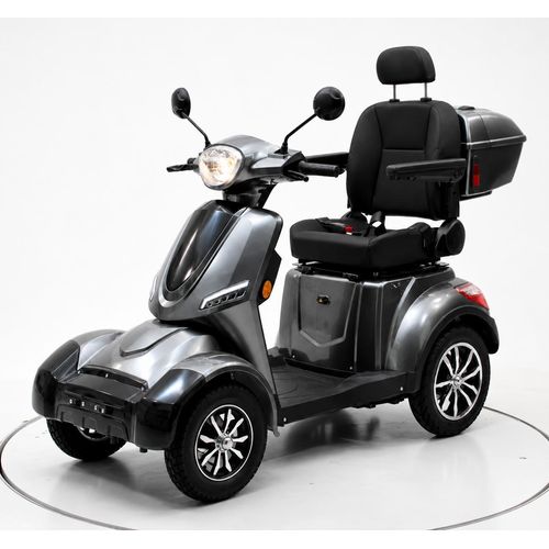 Seniorenmobil Mobility Scooter 1000W 60V 30AH 25km/h Elektromobil COC EEC Grau