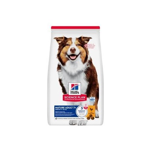 Hill's Science Plan roquettes chien, Medium Mature adulte Avec du poulet 2,5 kg