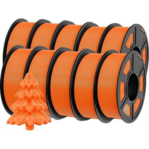 3D-Filament, verbesserte Zähigkeit, umweltfreundliches Material, PLA p 2.0 S-Orange