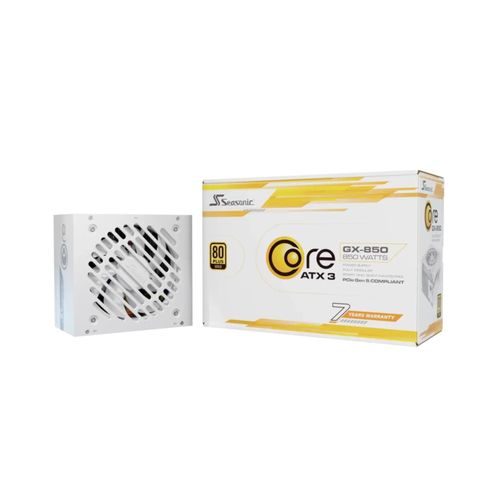 SEASONIC Netzteil "CORE GX-850", weiß, B:19cm H:11,8cm T:27,4cm, Netzteile