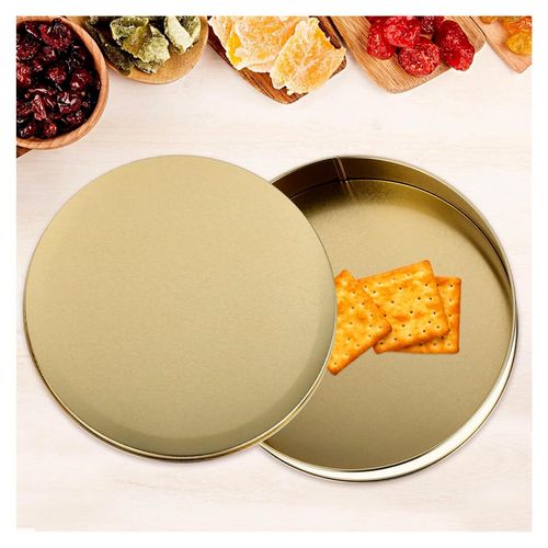 4 Weihnachtskeksdosen aus Metall mit Deckel zur Aufbewahrung von Keksen, Pralinen und Snacks